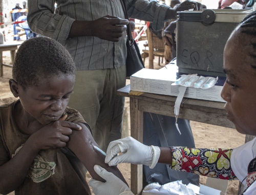 Des épidémies majeures de rougeole en RDC. 