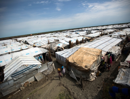Het kamp van Malakal in Zuid-Sudan © Albert Gonzalez Farran/AZG