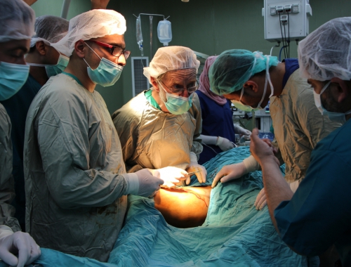 chirurgie gaza © Laurie Bonnaud/MSF