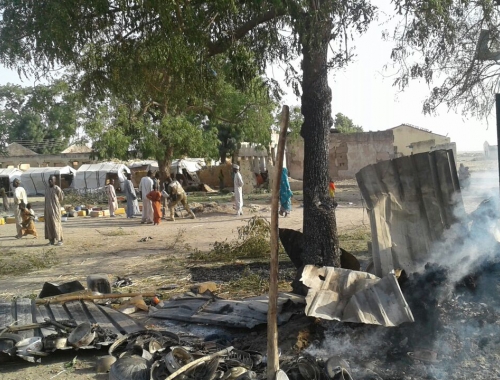 Camp de déplacés de Rann bombardé par l'armée nigériane