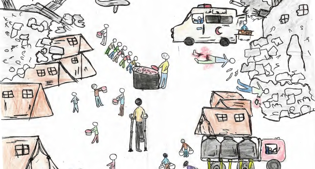 Dessin de Rahaf, 11 ans