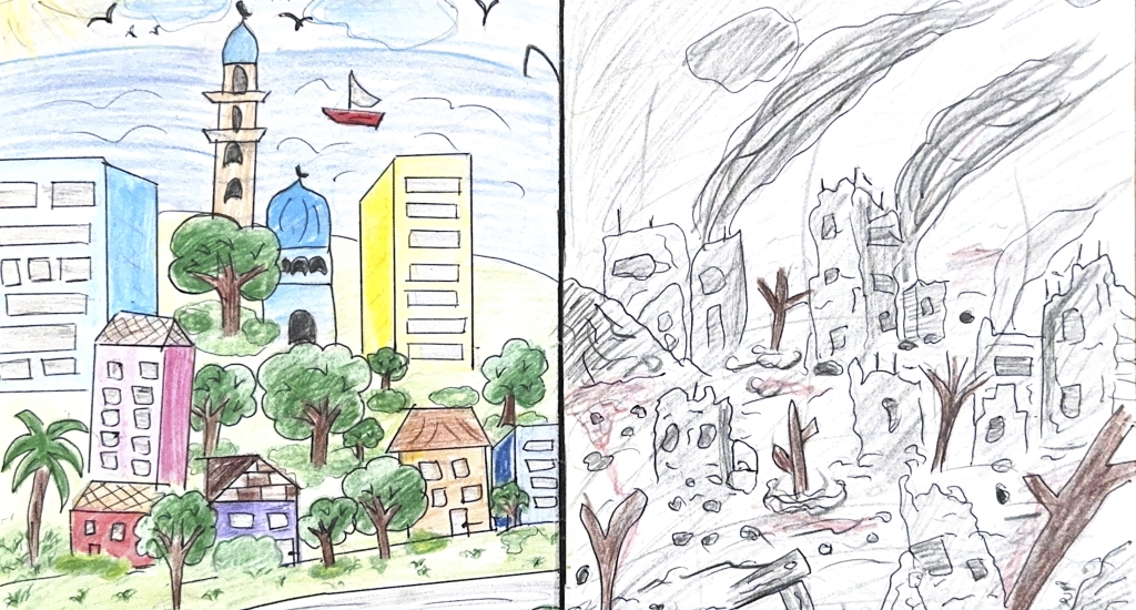 Dessin de Dina, 11 ans