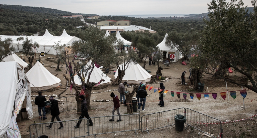Le camp de Moria à Lesbos