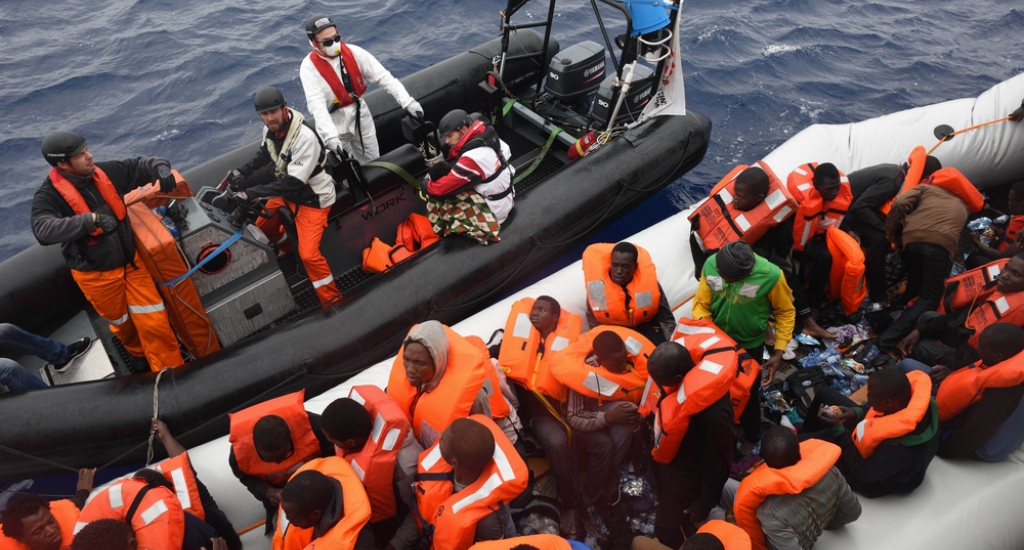 Opération de secours en Méditerranée centrale