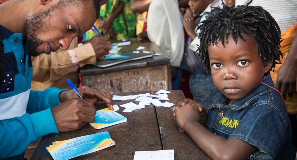 Campagne de vaccination à Kinshasa © Dieter Telemans. Kinshasa, 2016.