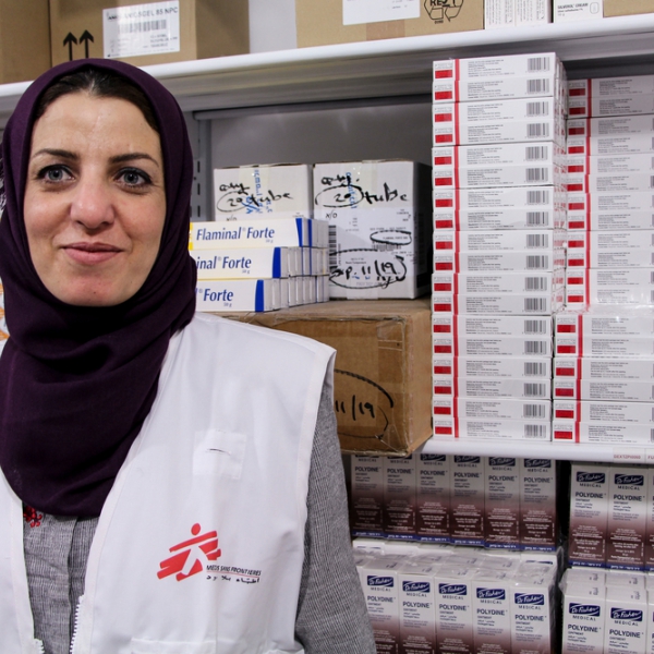 Samar, pharmacienne  © Laurie Bonnaud/MSF