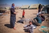 En 2014, beaucoup de familles ont trouvé un abri à Sharya et vivent dans des tentes pour se protéger du mauvais temps © MSF. Irak, 2014.