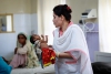 Patiënten worden verzorgd in Pakistan in de provincie Baloutchistan